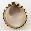 Ring Retro Modernist Cigar Band .33ctw Round Diamonds 14ky 25mm Sz8.5 15.05g 126080041