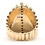 Ring Retro Modernist Cigar Band .33ctw Round Diamonds 14ky 25mm Sz8.5 15.05g 126080041