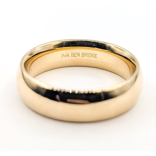 Ring Engagement Comfort Fit 14ky 6mm Sz9 8.7g 126082032
