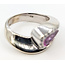 Ring Asymemetrical Bypass .10ctw Round Diamonds .90ct Pink Sapphire 14kw 4.5mm Sz4.5 7.08g 226080016