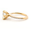 Ring Engagement 1.60ctw Round Lab Grown Diamonds 18ky 1.75mm Sz4 3.32g 226080023