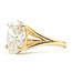 Ring Engagement Split Band 3.01ct Oval Lab Grown Diamond IGI: LG761503805       14ky 2mm Sz5.25 4.22g 226080028