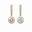 Earrings Stud Dangle 1.25ctw Round Lab Grown Diamonds 14ky .6x.25" 2.12g 126040053