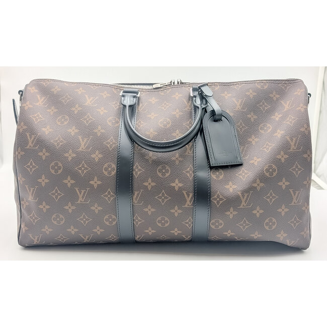 Duffle Louis Vuitton Keepall Bandouliere 45 MONOGRAM MACASSAR M56711 126085053