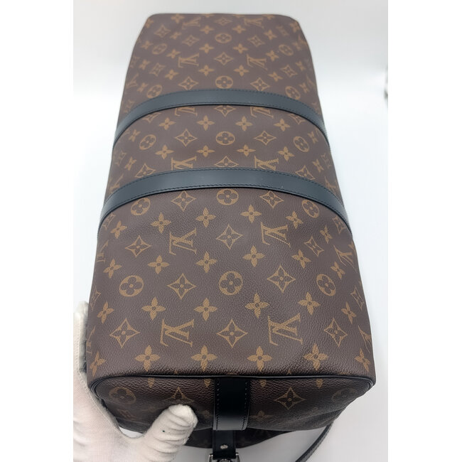 Duffle Louis Vuitton Keepall Bandouliere 45 MONOGRAM MACASSAR M56711 126085053