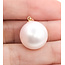 Pendant Solitaire 14mm Pink South Sea Pearl 14ky 14.2mm 4.27g 226080020