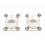 Earrings David Yurman Stud .03ctw Round Diamonds 6mm White Freshwater Pearls 925 7.4mm 2.73g 126080059