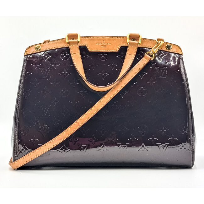 Handbag Louis Vuitton Brea GM Monogram Vernis Amarante M91616 126085057