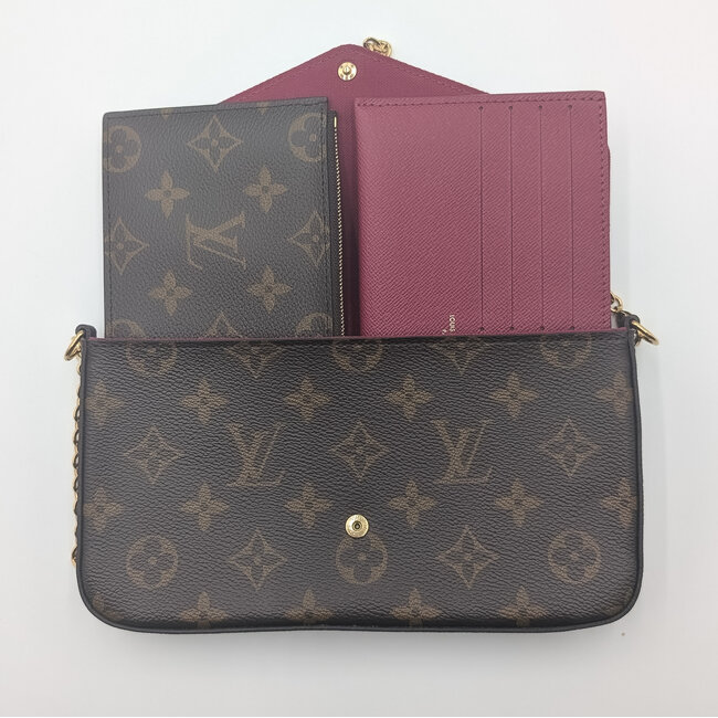 Handbag Louis Vuitton Felicie Pouchette Monogram GM M61276 126085056