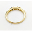 Ring Bridal .50ctw Round & Baguette Diamonds 18ky 2.5mm Sz6.5 2.64g 126080056