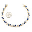 Bracelet Tennis Bracelet Alternating 4.34ctw Round Diamonds 5.02ctw Blue Sapphire 14ky 5mm 7" 15.44g 226080033