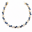 Bracelet Tennis Bracelet Alternating 4.34ctw Round Diamonds 5.02ctw Blue Sapphire 14ky 5mm 7" 15.44g 226080033