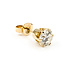 Earrings Stud 6 Prong 1ctw Round Diamonds 14kw 5mm 1.25g 226080034