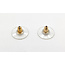 Earrings Dangle Layered 9mm Blue Lapis 6.25mm White Pearl 14ky 9mm 1" 3.86g 226080035