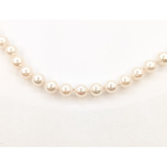 Necklace Strand 7.5mm White Pearl 7.5mm 28" 52.67g 226080038