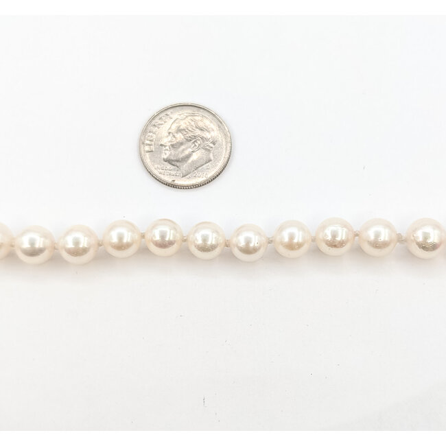 Necklace Strand 7.5mm White Pearl 7.5mm 28" 52.67g 226080038
