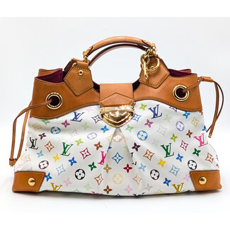 Handbag Louis Vuitton Ursula Monogram Multicolor Blanc M40123 126085061