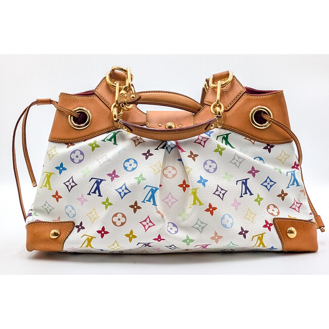Handbag Louis Vuitton Ursula Monogram Multicolor Blanc M40123 126085061