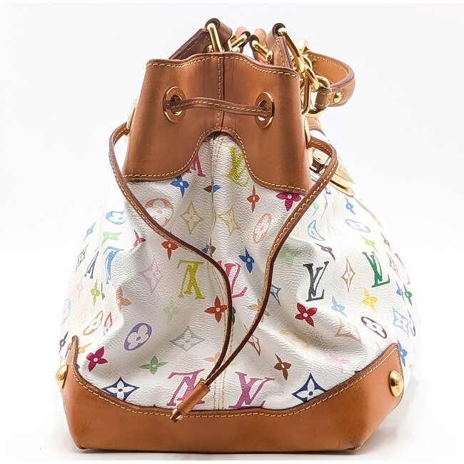 Handbag Louis Vuitton Ursula Monogram Multicolor Blanc M40123 126085061
