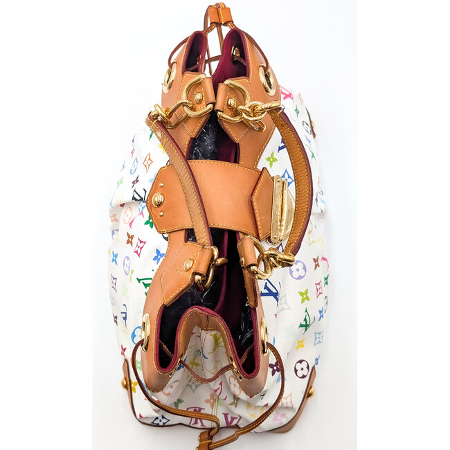 Handbag Louis Vuitton Ursula Monogram Multicolor Blanc M40123 126085061
