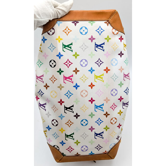 Handbag Louis Vuitton Ursula Monogram Multicolor Blanc M40123 126085061