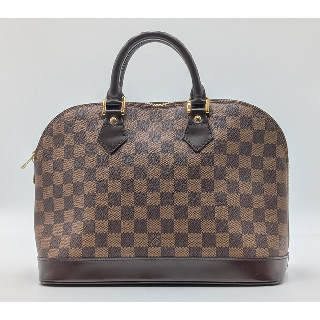 Handbag Louis Vuitton Alma Damier Ebene N51131 126085062