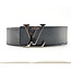Belt Louis Vuitton Initials Black/Brown Reversible 38" M9887 126085073