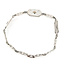 Bracelet Filigree Filigree Link .06ctw Round Diamonds 10kw 11mm 6.75" 5.15g 126080116