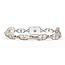 Bracelet Filigree Filigree Link .06ctw Round Diamonds 10kw 11mm 6.75" 5.15g 126080116