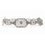 Bracelet Filigree Filigree Link .06ctw Round Diamonds 10kw 11mm 6.75" 5.15g 126080116