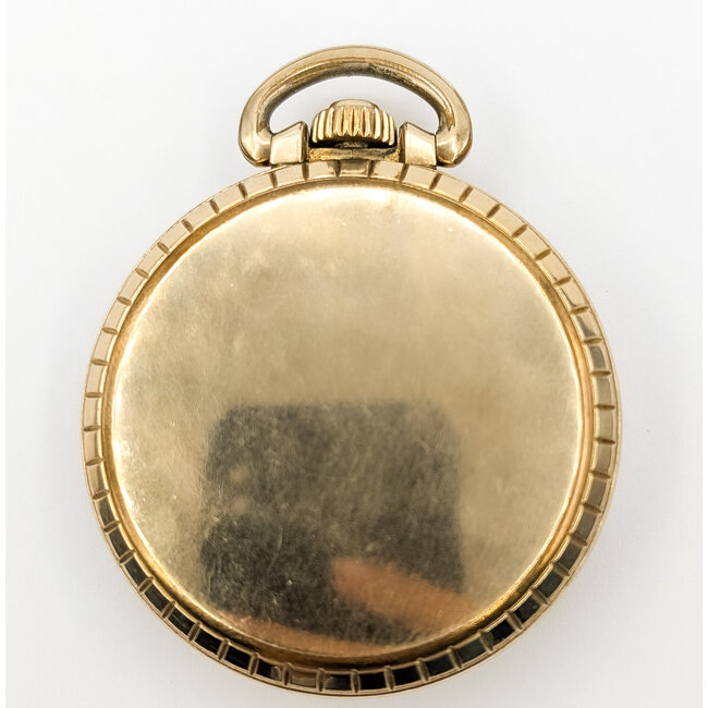 Pocket Watch Waltham Vanguard 23 Jewels Yr. 1944 Railroad Grade Montgomery Dial 50mm 10K Rolled Gold Plate Watch Only 226096601