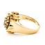 Ring Waterfull Cluster .75ctw Round, Marquise, Baguette Diamonds 14ky 18mm Sz7 7.43g 126090001