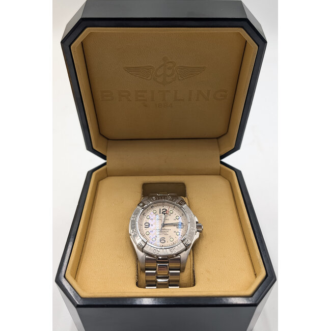 Watch Breitling SuperOcean A17360 White Dial 42mm Stainless Steel Box & Manual 126096001