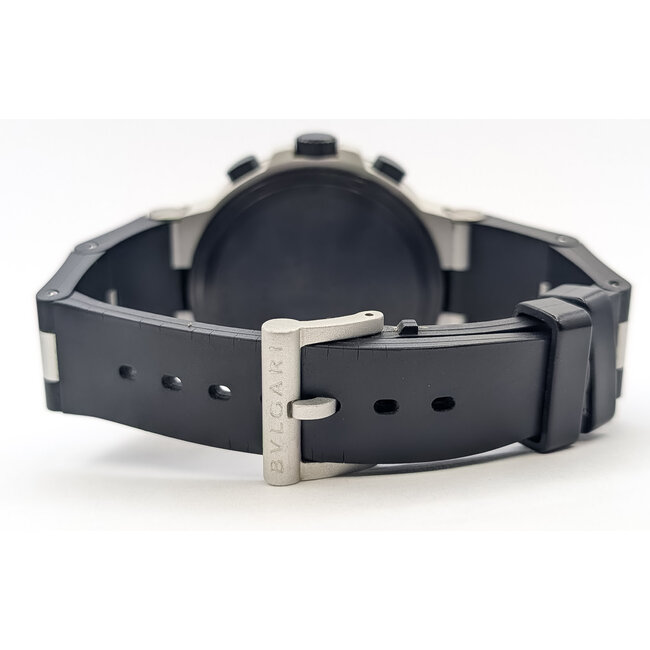 Watch Bvlgari Diagono AC44TA Chronograph 44mm Aluminum Box & Manual 126096002