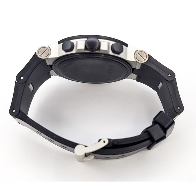 Watch Bvlgari Diagono AC44TA Chronograph 44mm Aluminum Box & Manual 126096002