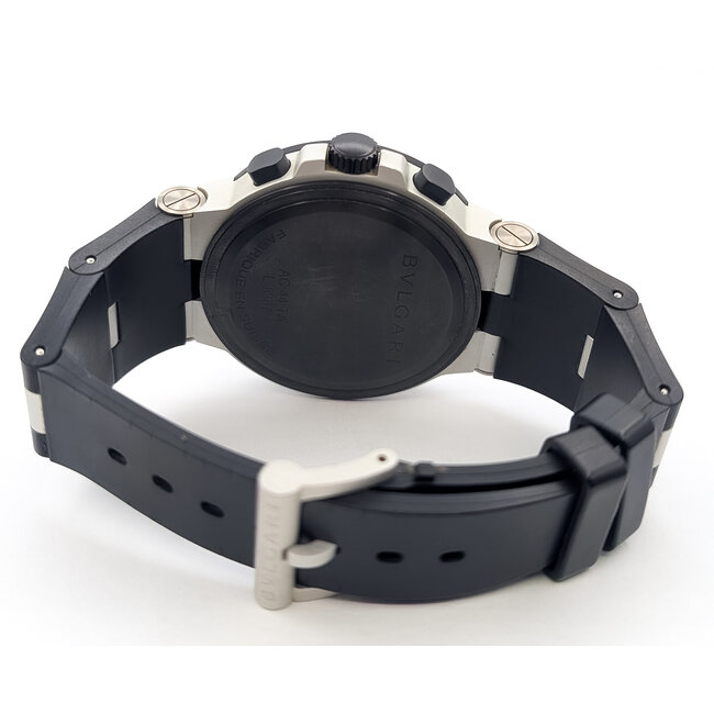 Watch Bvlgari Diagono AC44TA Chronograph 44mm Aluminum Box & Manual 126096002