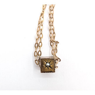 Pocket Watch Fob Chain 1.5mm Seed Pearl 10kr 1.6mm 24" 4.42g 126090004