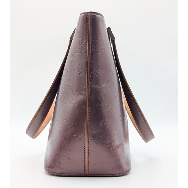 Handbag Louis Vuitton Stockton Monogram Mat Purple M55116 126095019
