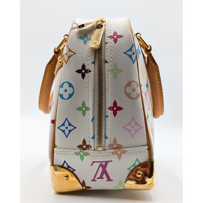 Handbag Louis Vuitton Trouville Multicolor Blanc M92663 126095027
