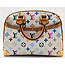 Handbag Louis Vuitton Trouville Multicolor Blanc M92663 126095027