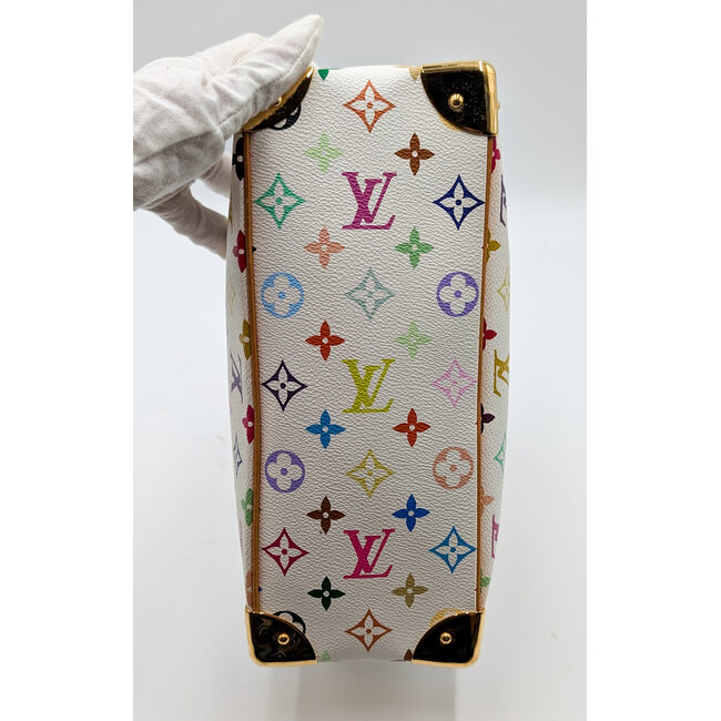 Handbag Louis Vuitton Trouville Multicolor Blanc M92663 126095027