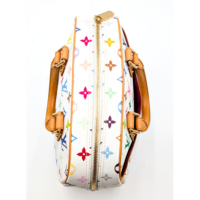 Handbag Louis Vuitton Trouville Multicolor Blanc M92663 126095027