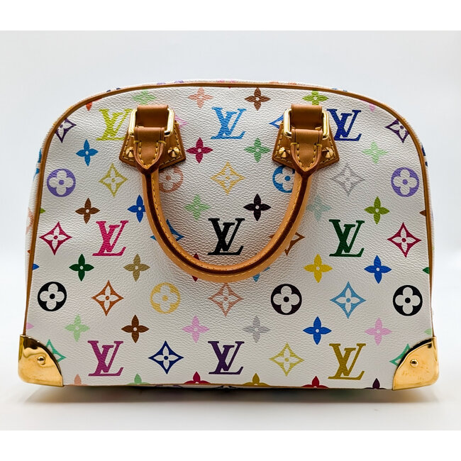 Handbag Louis Vuitton Trouville Multicolor Blanc M92663 126095027