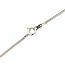 Necklace Curb Link Spring Clasp 14kw 1mm 27" 4.12g 126082034