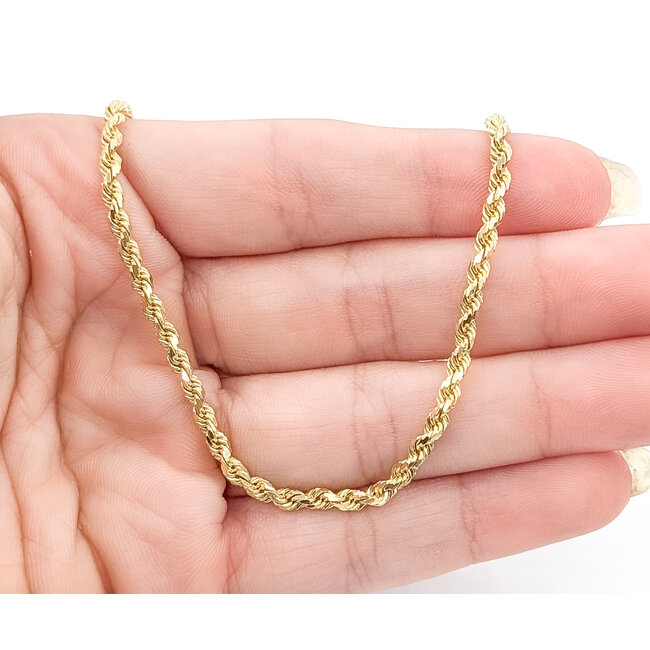 NecklaceRope LinkLobster Clasp14ky2.5mm20"14.24g126082035