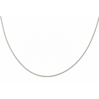 Necklace Curb Link Spring Clasp 14kw 1mm 27" 4.12g 126082034