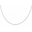 Necklace Curb Link Spring Clasp 14kw 1mm 27" 4.12g 126082034