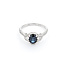 Ring .42ctw Round Diamonds .95ct Blue Sapphire 14kw sz7 124040159