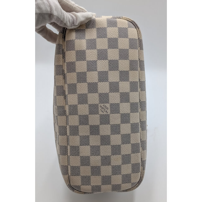 Handbag Louis Vuitton Neverfull PM Damier Azur N41362 126095017