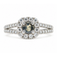 Ring Halo .58ctw Round Diamonds .74ct Alexandrite GIA: 5231260984 14kw Sz7 7.3g 125060083